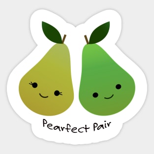 Pearfect Pair Cute Pears Sticker